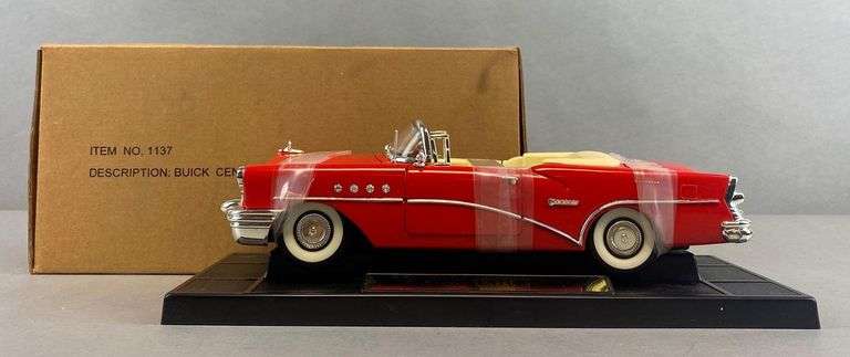 Solido / Mira - BUICK CENTURY 1955 convertible bleu réf. 6134 BO 1/18