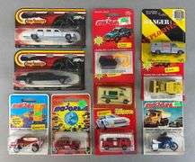 Group of 10 Majorette Die-Cast Vehicles and More