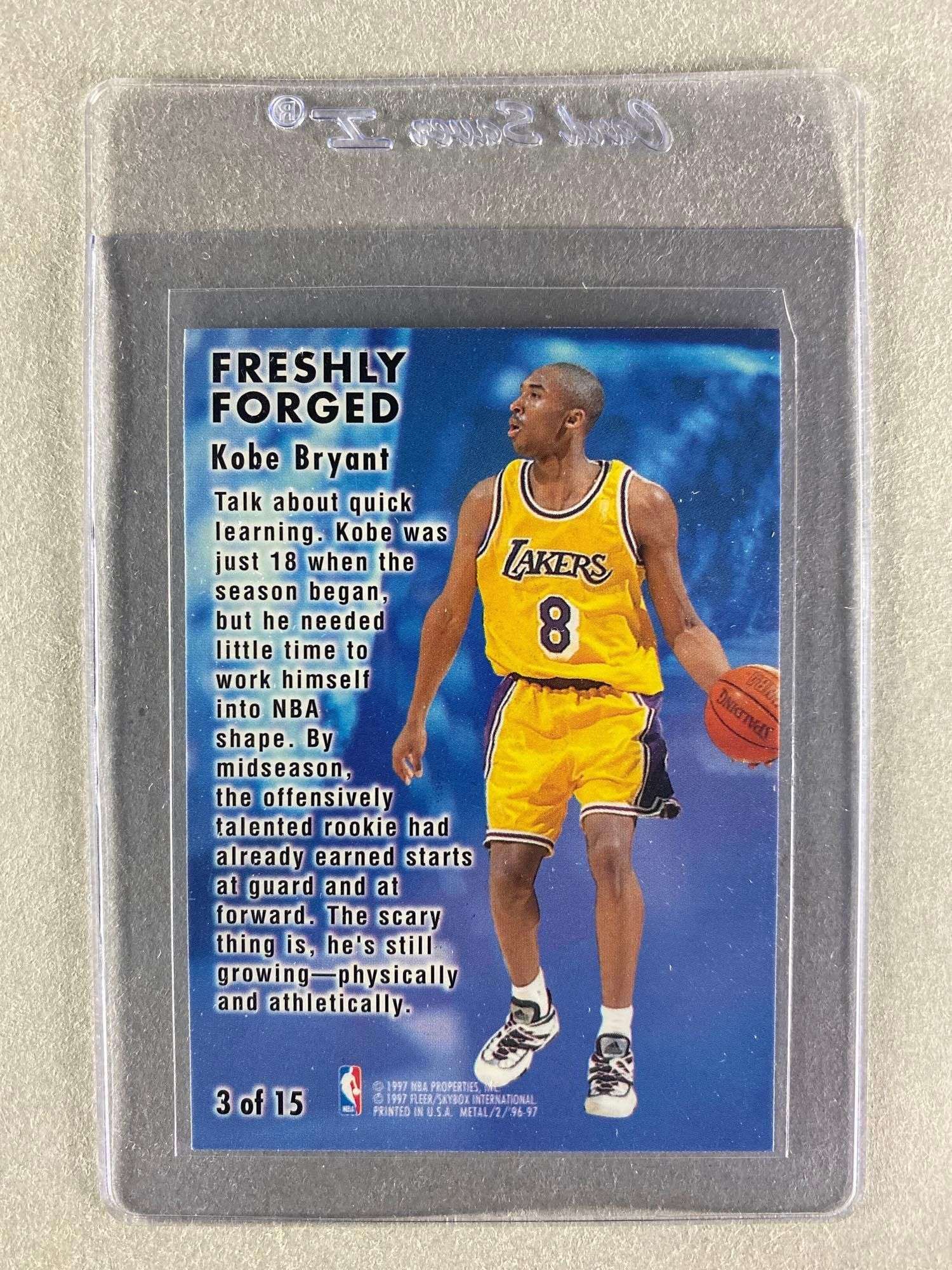 1996 Fleer Metal Freshly Forged Kobe Bryant #3 Rookie - Matthew 