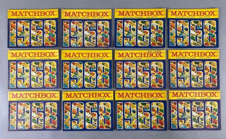 Group of 12 1968 Matchbox Collectors Guide Catalogs - Matthew Bullock ...