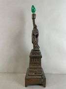 Statue Of Liberty Novelty Clock - 10 Inches Tall, Decorative Tabletop Timepiece