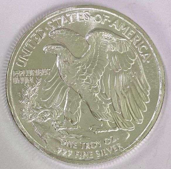 Silver Rounds 1 Oz 20 5 Oz Silver Round – Walking Liberty Design – .999 Fine Silver – Uncertified Bullion Walking Liberty Silver Round - Foto 12