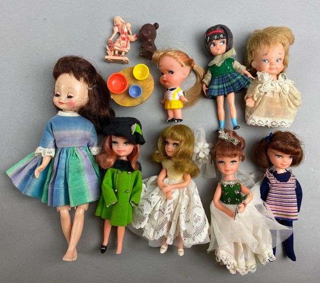 Group of 11 Assorted Dolls and Accessories - Matthew Bullock Auctioneers