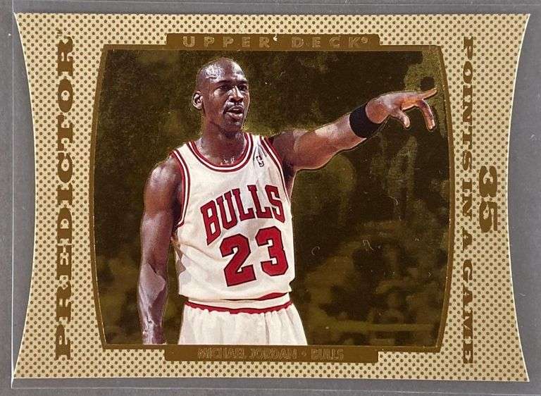 1996 upper deck michael jordan predictor