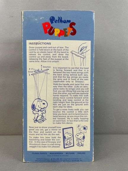 1965 Pelham Puppets Peanuts Woodstock Marionette - Matthew