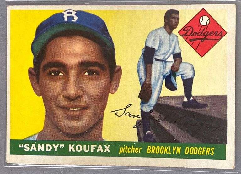 thumbnail image 2 of 1955 Topps Sandy Koufax #123 Baseball - VCP Price Guide 2 of 14