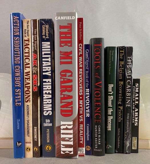 Group of 12 Assorted Military Fire Arms Books - Matthew Bullock Auctioneers