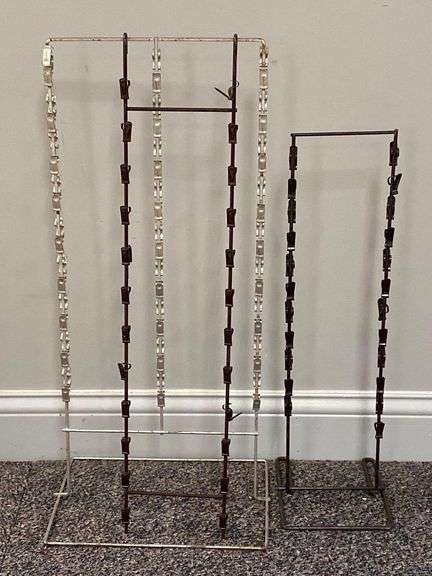 Group of 3 Potato Chip Bag Display Racks - Matthew Bullock Auctioneers