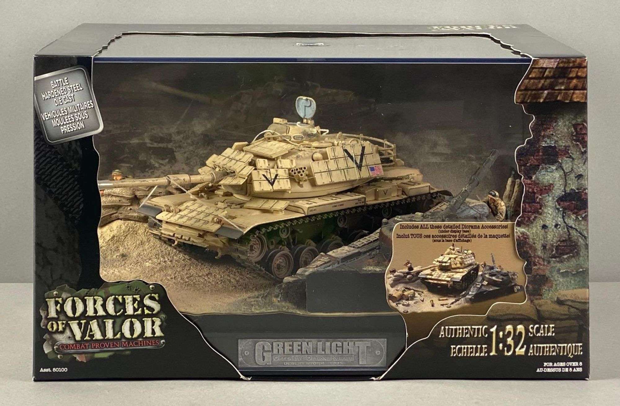 Unimax Forces of Valor US Marine M60a1 Patton Tank Reactive