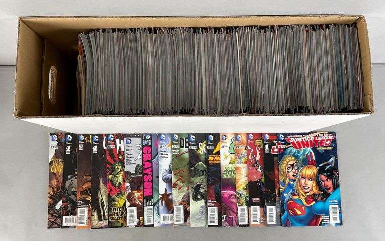 Long Box of DC Comic Books - Matthew Bullock Auctioneers