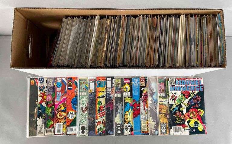 Long Box of Marvel / DC / Image Comic Books - Matthew Bullock Auctioneers