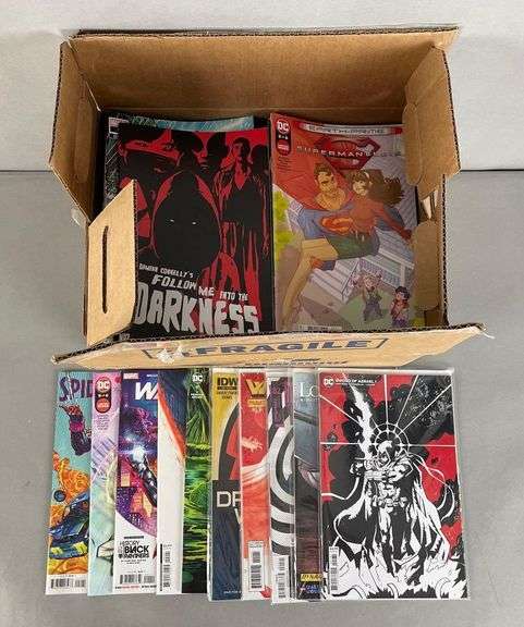 Diamond Box of DC / Marvel / IDW Comic Books - Matthew Bullock Auctioneers