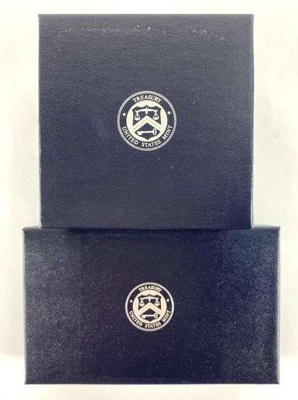 Group of (2) Silver Coin Paperweights - Matthew Bullock Auctioneers