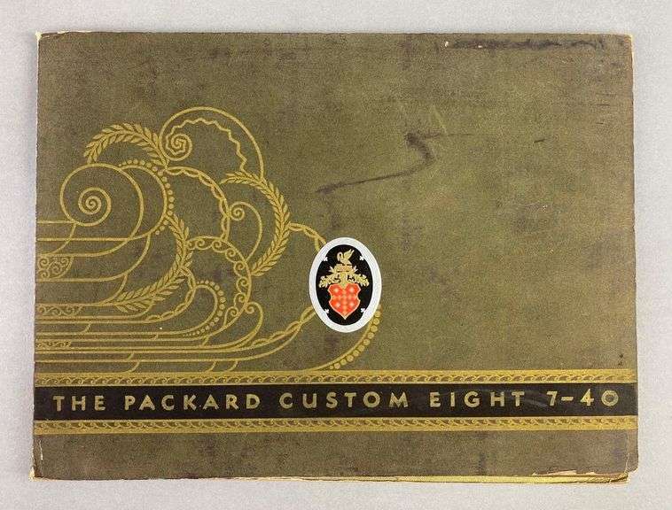1930 Packard Custom Eight 740 Automobile Portfolio Catalog Matthew