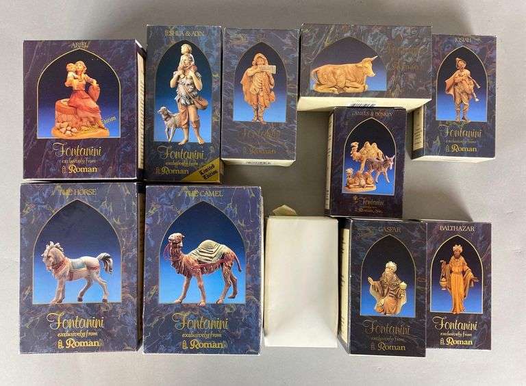 Group of 11 Roman Inc Fontanini Figurines Matthew Bullock Auctioneers