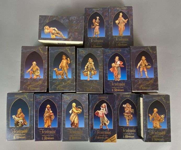 Group of 14 Roman Inc Fontanini Figurines Matthew Bullock Auctioneers