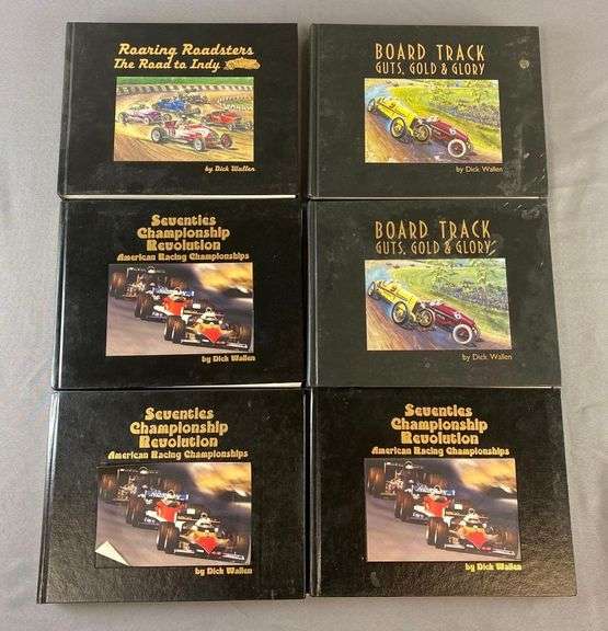 Lot of 6 American Championship Racing Dick Wallien Hardcover Books ...