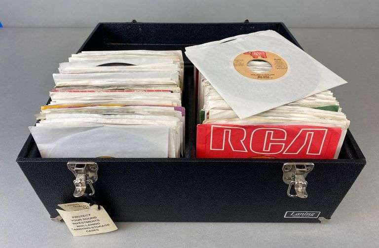 Classic 45 Record Collection 60s to 90s with Laning Carry Case ...