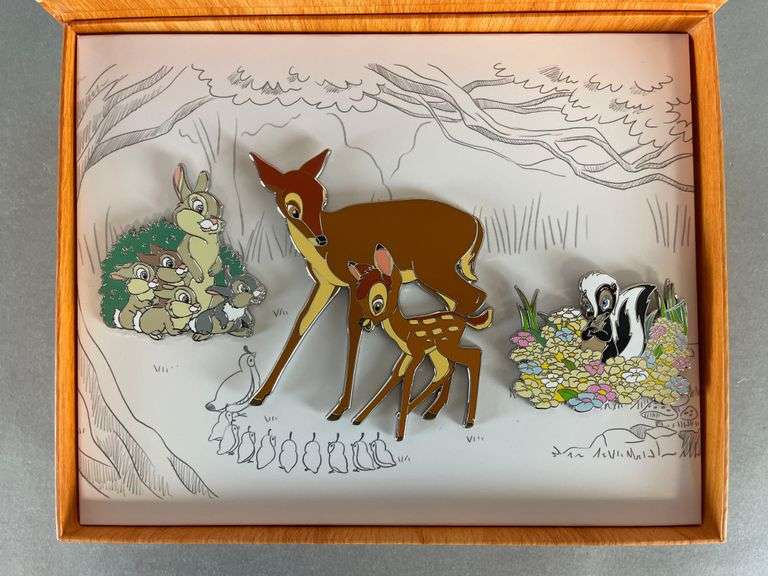 Disney Bambi Anniversary 3 Pin Set 2022