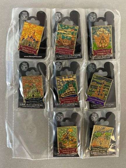 Group of 19 Disney Enamel Pins