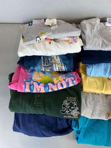 Group of Disney Shirts
