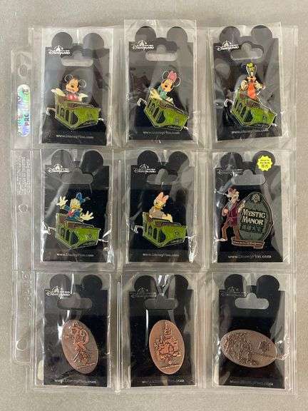 Group of 13 Disney Enamel and Metal Pins