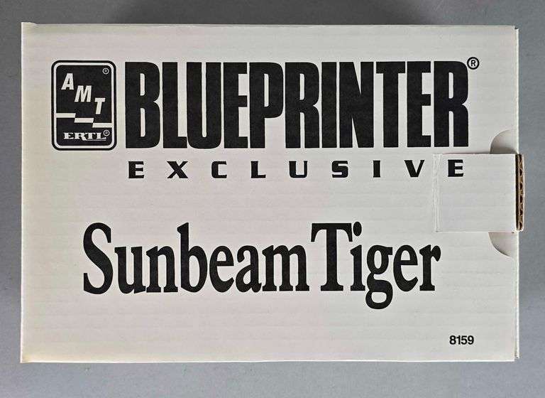 AMT ERTL Blueprinter Sunbeam Tiger Plastic Model Kit Matthew Bullock
