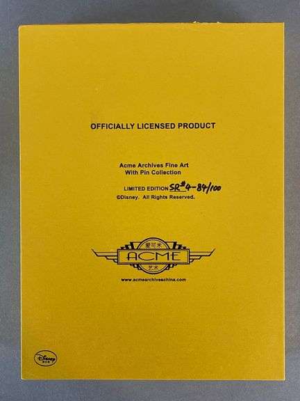 Disney Limited Edition Art and Enamel Pin
