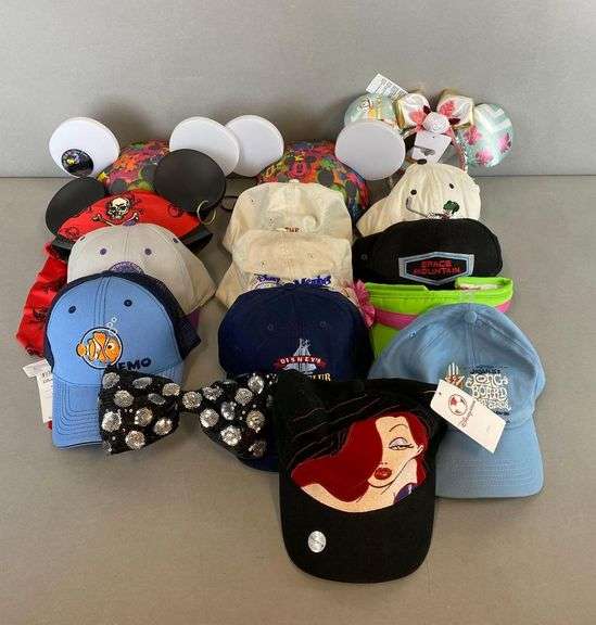 Group of Disney Hats and Ears