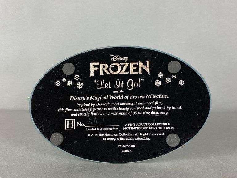Disney Hamilton Frozen Let it Go! Elsa Resin Figurine