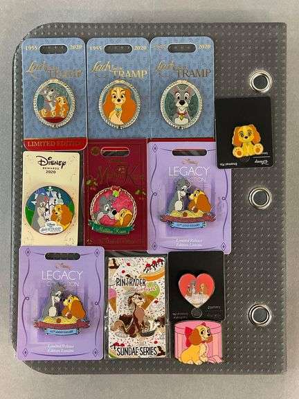 Group of 11 Disney Enamel Pin