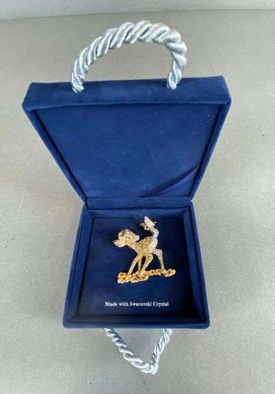 Swarovski Crystal Disney Bambi Brooch