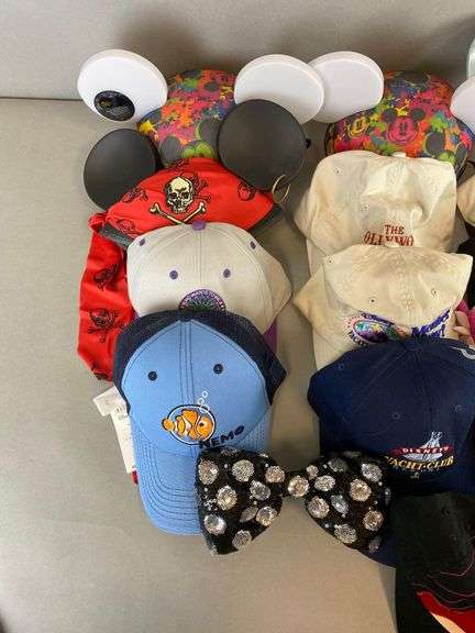 Group of Disney Hats and Ears
