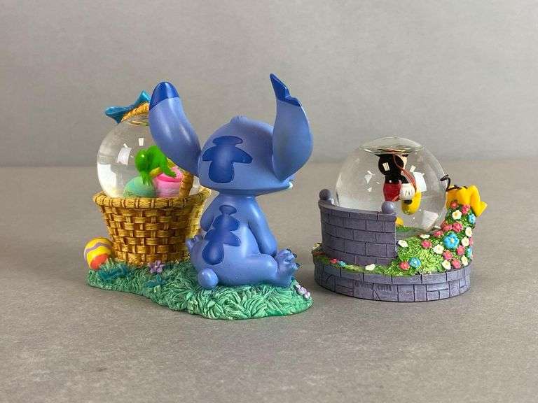 Group of 2 Disney Miniature Snowglobes
