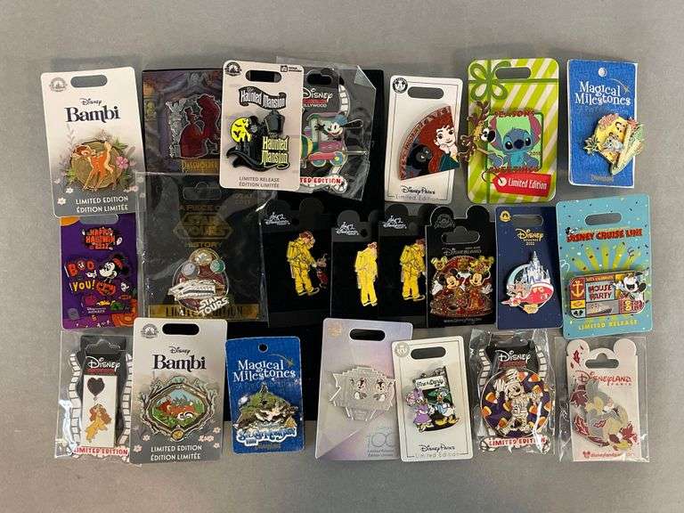 Group of 20+ Disney Enamel Pins