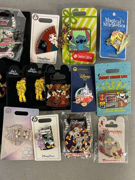 Group of 20+ Disney Enamel Pins