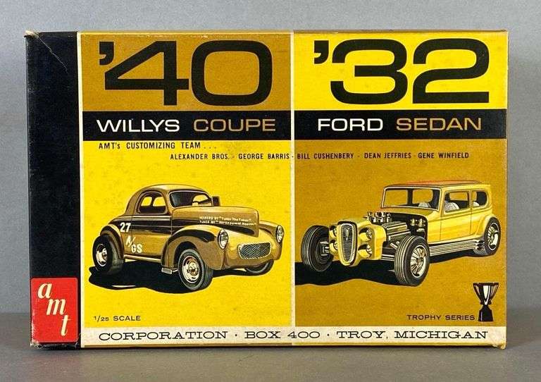 AMT Double Car Set Plastic Model Kit Matthew Bullock Auctioneers