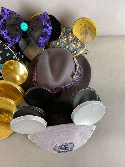 Group of Disney Mickey Mouse Ears and Hats