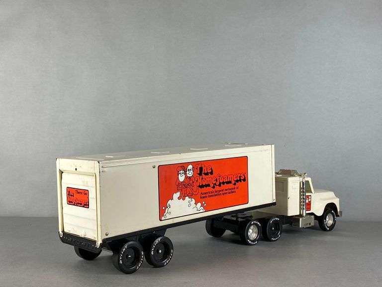 The Homefoamers Pressed Steel Toy Semi Truck Matthew Bullock Auctioneers