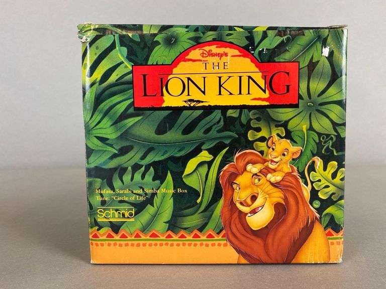 Schmid Disney The Lion King Ceramic Music Box Matthew Bullock Auctioneers