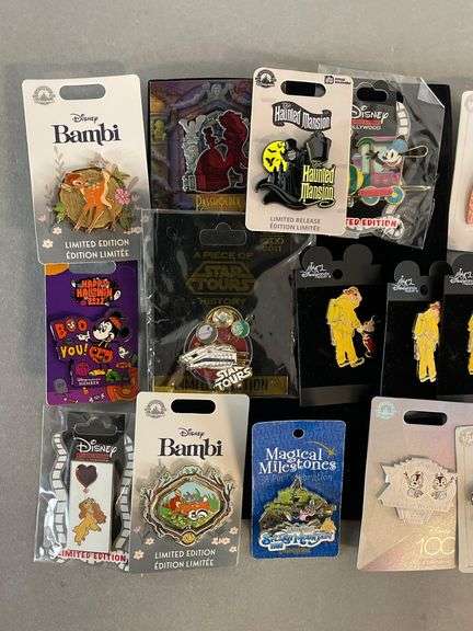 Group of 20+ Disney Enamel Pins