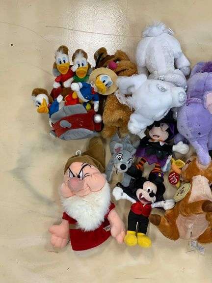 Group of Disney Plushies