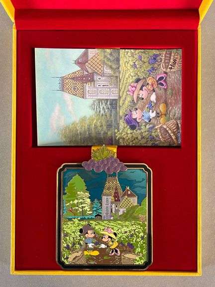 Disney Limited Edition Art And Enamel Pin