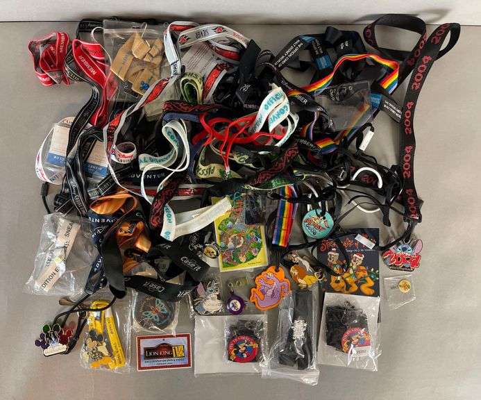Group of 30+ Disney Lanyards
