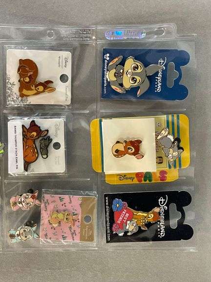 Group of 15 Disney Enamel Pins