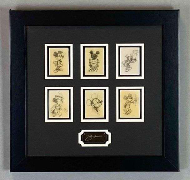 Disney John Hench Mickey Mouse Sketches Enamel Pin Set
