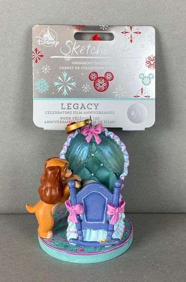 Disney Lady and the Tramp Sketchbook Christmas Ornament