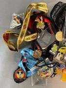 Group of Disney Enamel Pins and Lanyards