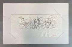 Darren Hunt Disney The Fab 5 Pencil Drawing on Paper