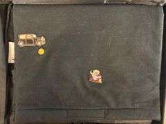 Group of 30+ Disney Enamel Pins and Pin Collector Case